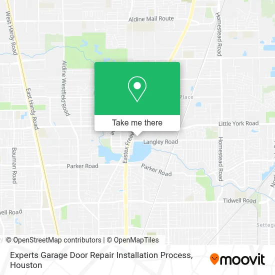 Experts Garage Door Repair Installation Process map