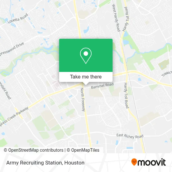 Army Recruiting Station map