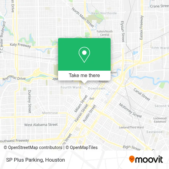 SP Plus Parking map