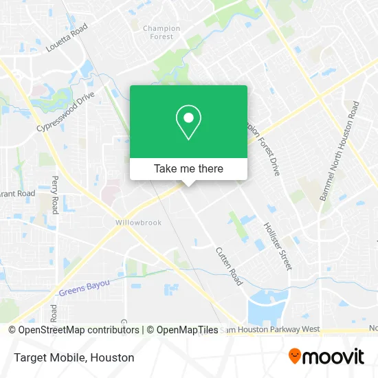 Target Mobile map