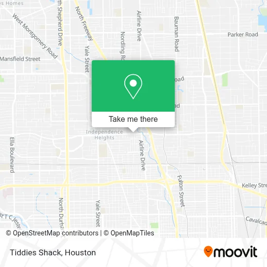 Tiddies Shack map