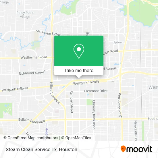 Steam Clean Service Tx map