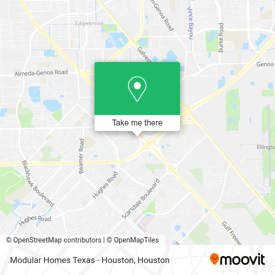 Modular Homes Texas - Houston map