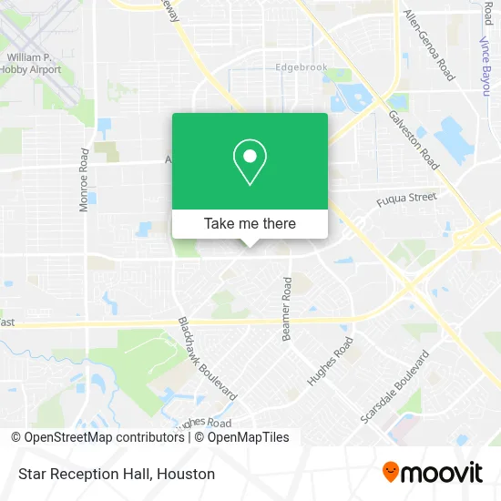 Star Reception Hall map