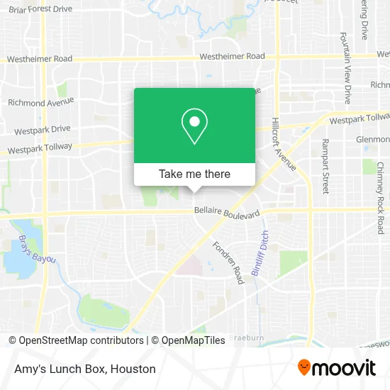 Amy's Lunch Box map
