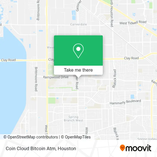 Coin Cloud Bitcoin Atm map