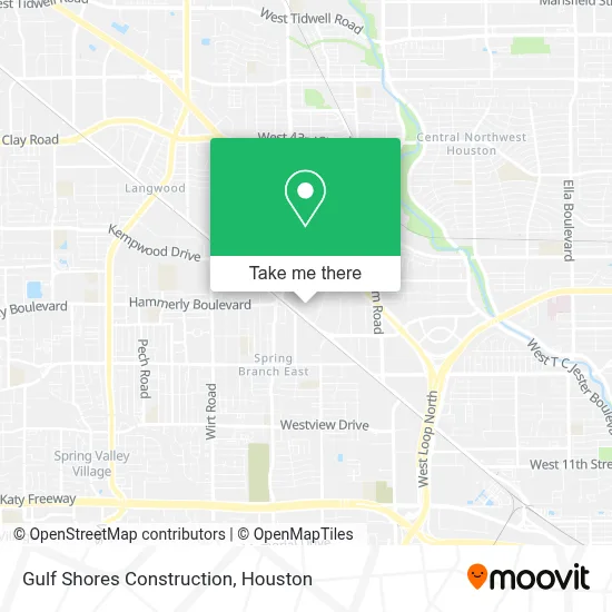 Gulf Shores Construction map