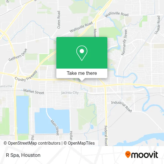 R Spa map