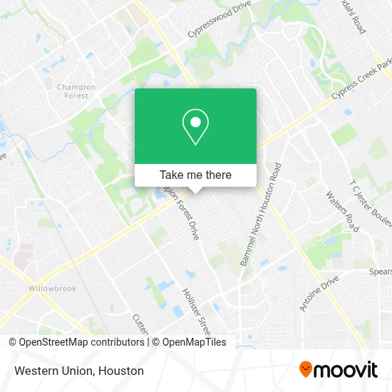 Western Union map