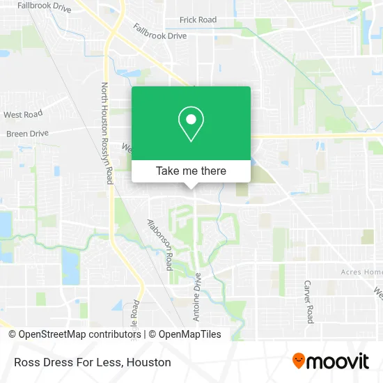 Ross Dress For Less map