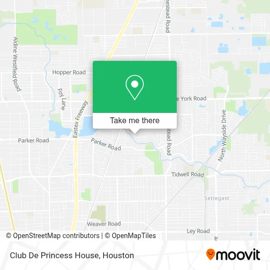 Club De Princess House map