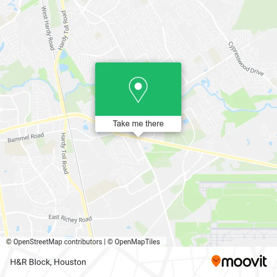 H&R Block map