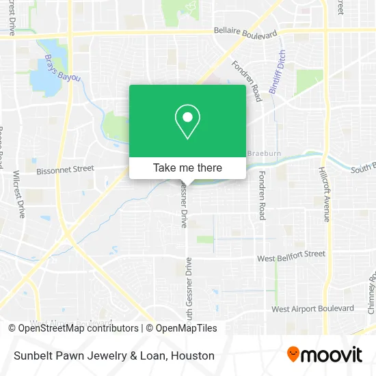 Sunbelt Pawn Jewelry & Loan map