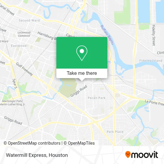 Watermill Express map