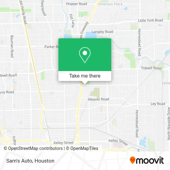 Sam's Auto map