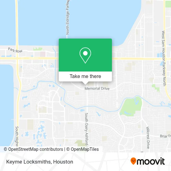 Keyme Locksmiths map