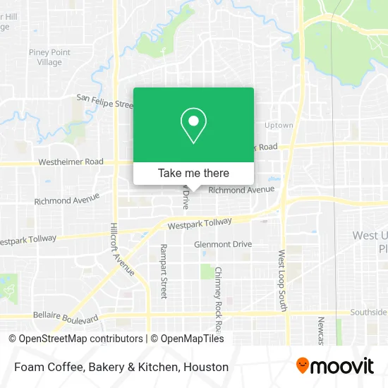 Foam Coffee, Bakery & Kitchen map