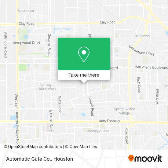 Automatic Gate Co. map