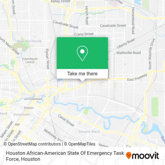 Houston African-American State Of Emergency Task Force map