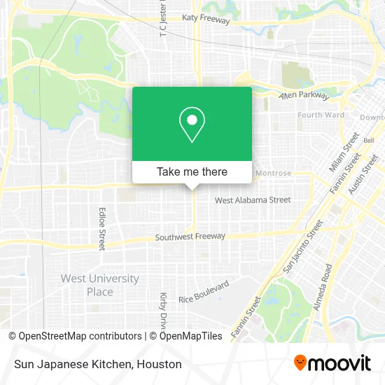 Sun Japanese Kitchen map