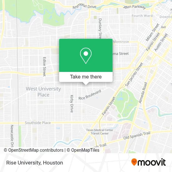 Rise University map