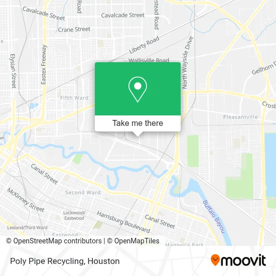 Poly Pipe Recycling map