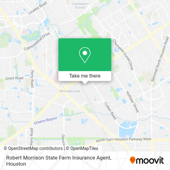 Robert Morrison State Farm Insurance Agent map