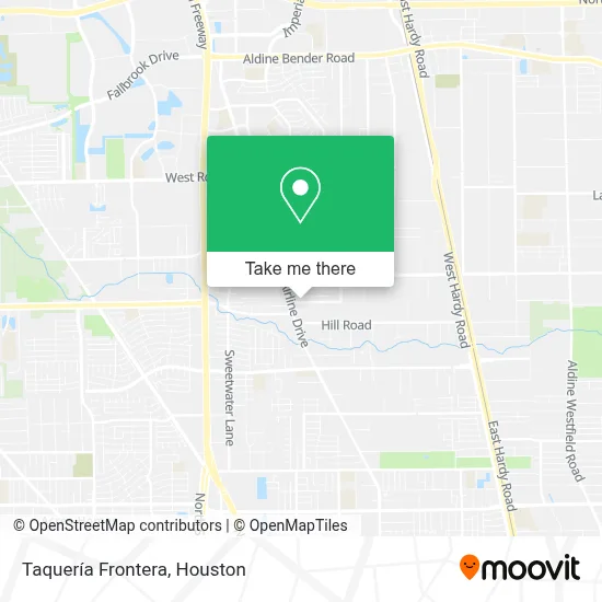 Taquería Frontera map