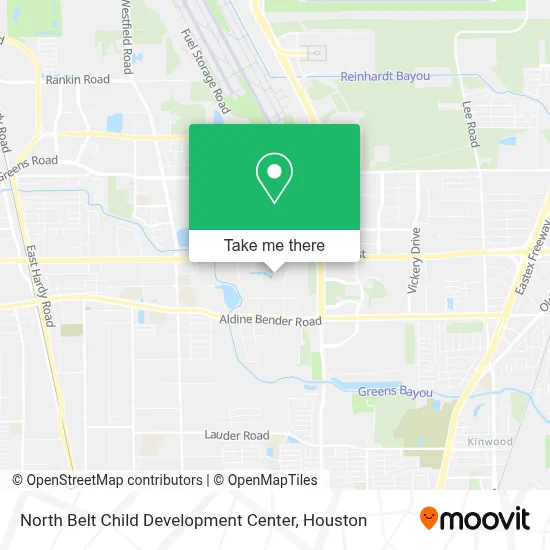 North Belt Child Development Center map