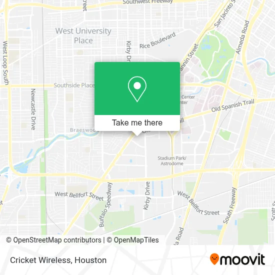 Cricket Wireless map