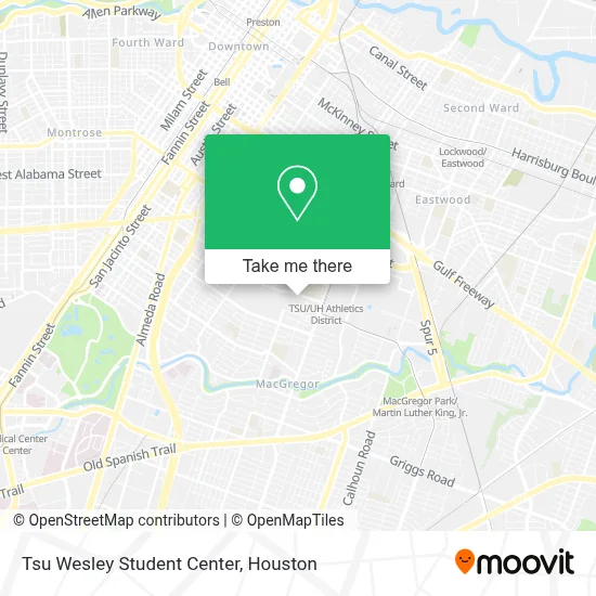 Tsu Wesley Student Center map