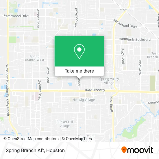 Spring Branch Aft map