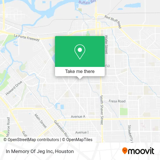 In Memory Of Jeg Inc map