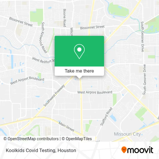 Koolkids Covid Testing map