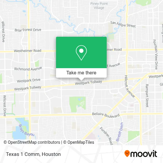 Texas 1 Comm map