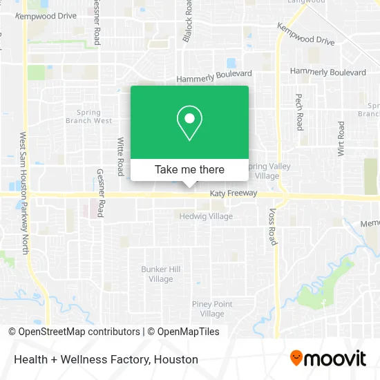 Health + Wellness Factory map
