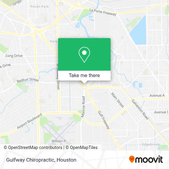 Gulfway Chiropractic map