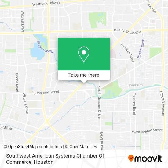 Southwest American Systems Chamber Of Commerce map