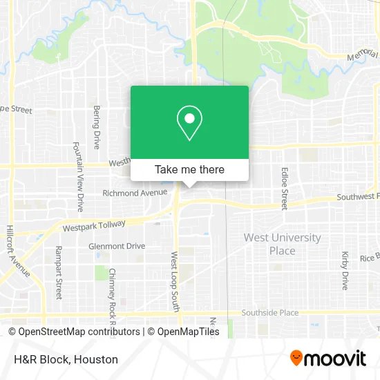 H&R Block map