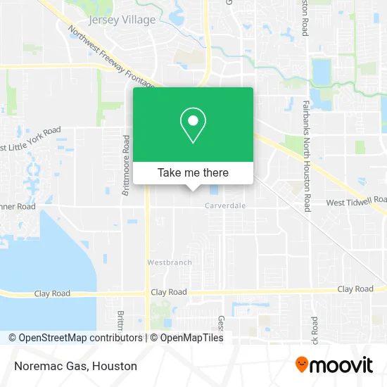 Noremac Gas map