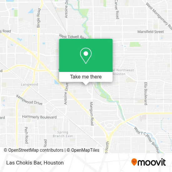 Las Chokis Bar map