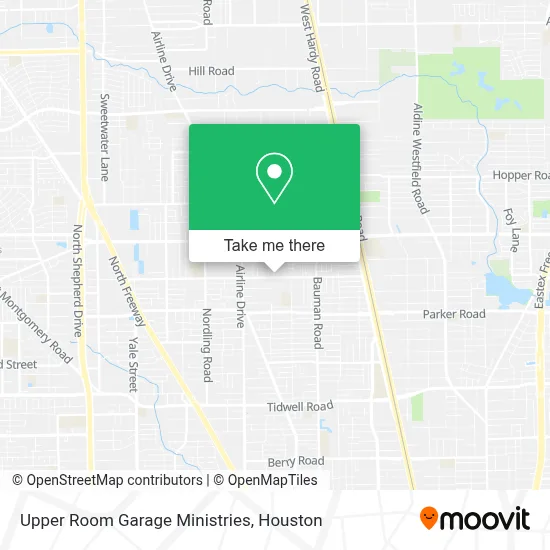 Upper Room Garage Ministries map