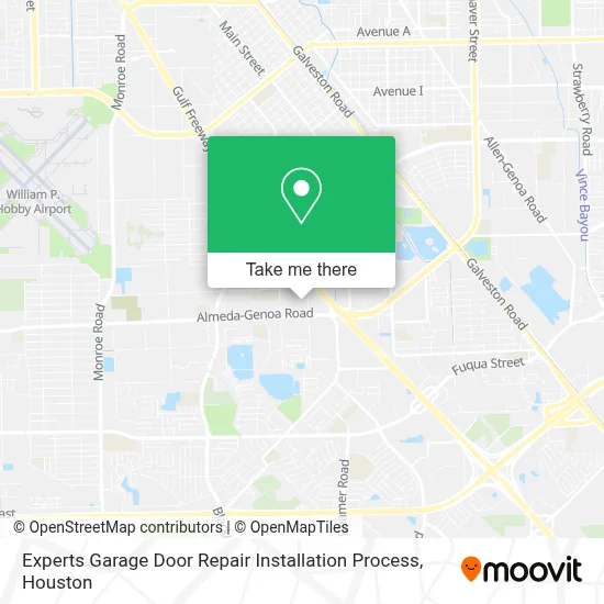 Experts Garage Door Repair Installation Process map