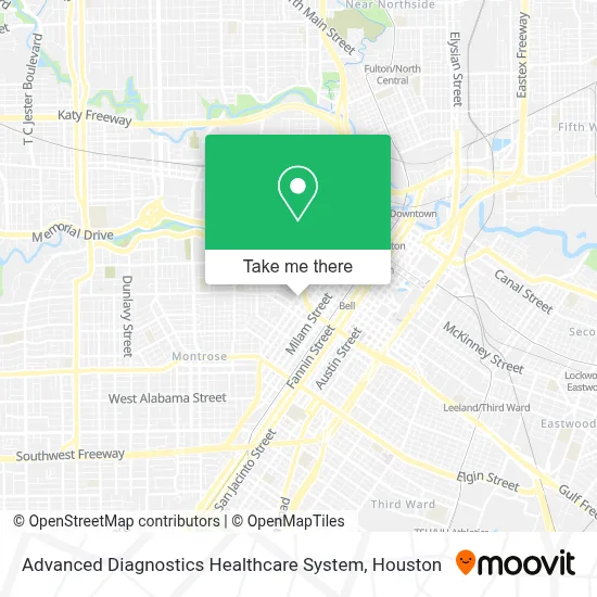 Advanced Diagnostics Healthcare System map