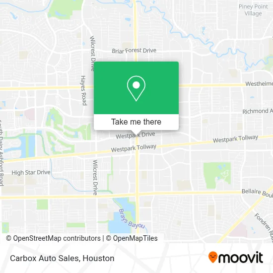 Carbox Auto Sales map