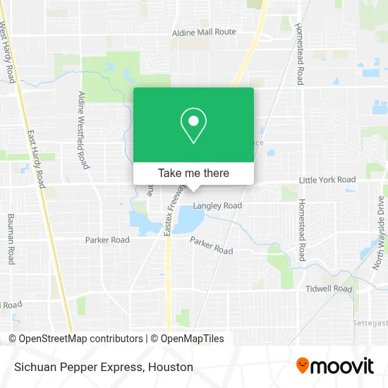 Sichuan Pepper Express map