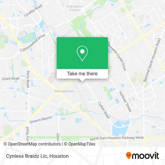 Cynless Braidz Llc map