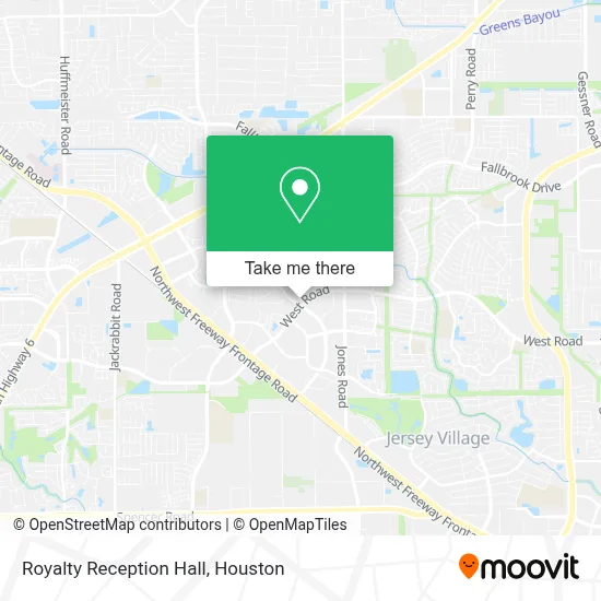 Royalty Reception Hall map