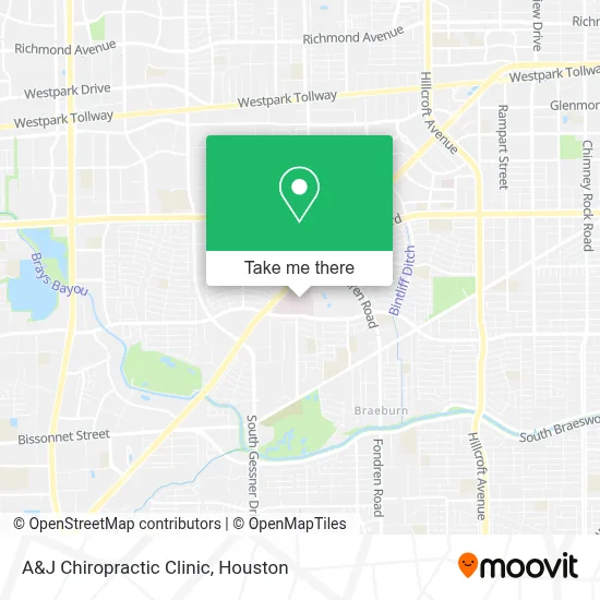 A&J Chiropractic Clinic map