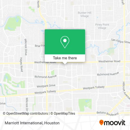 Marriott International map